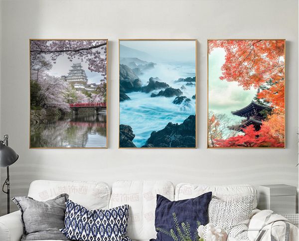 nordic small fresh sofa, simple spray painting painted on canvas 3 pieces landscape decoration paintings unframed
nordic small fresh sofa, simple spray painting painted on canvas 3 pieces landscape decoration paintings unframed