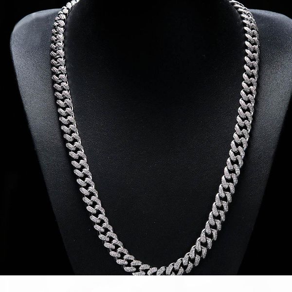 full copper with diamond miami cuban link chian necklace hip hop iced out bling jewelry for men curb accessories 20" 24&qu, Silver
full copper with diamond miami cuban link chian necklace hip hop iced out bling jewelry for men curb accessories 20" 24&qu, Silver