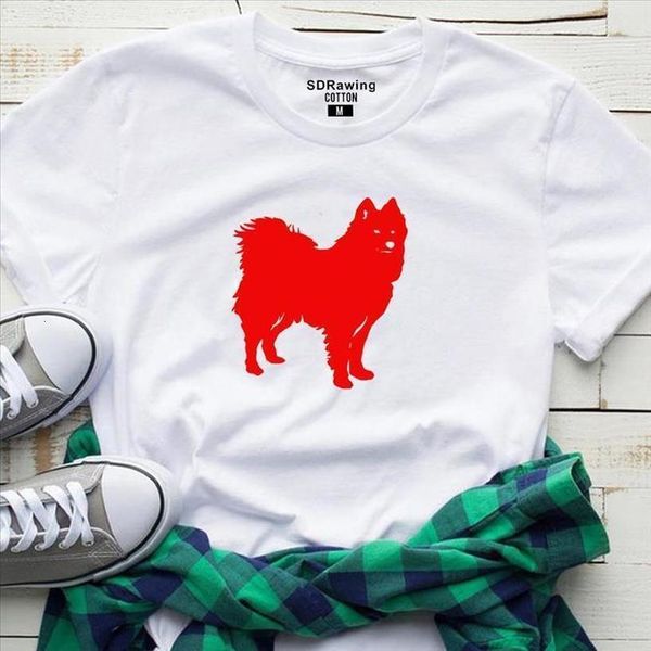 harajukufunny petal sleeve cute samoyed print harajuku cotton t shirt for women dog lover graphic tees summer hipster plus size, White
harajukufunny petal sleeve cute samoyed print harajuku cotton t shirt for women dog lover graphic tees summer hipster plus size, White
