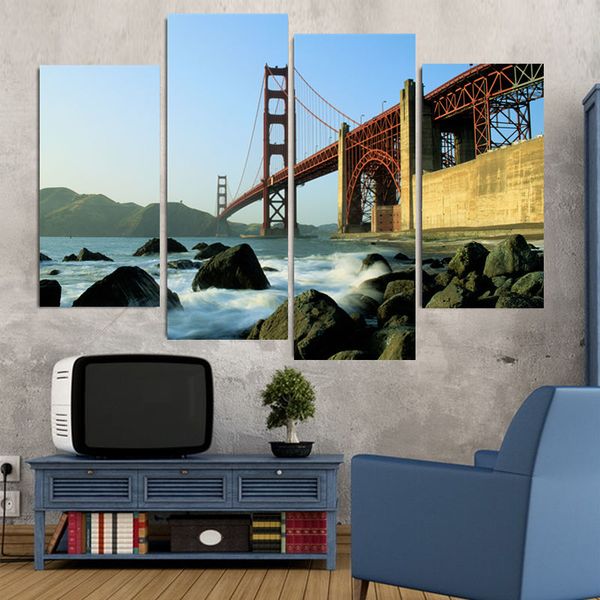 4 panel golden gate bridge large hd home decorative picture wall art print modern painting on canvas for living room (unframed
4 panel golden gate bridge large hd home decorative picture wall art print modern painting on canvas for living room (unframed