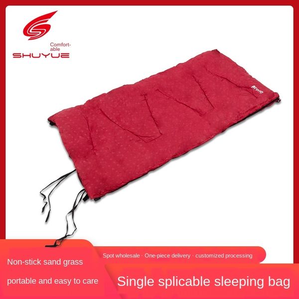 new single stitching outdoor camping travel portable machine washable thickened sleeping bag sleeping bag
new single stitching outdoor camping travel portable machine washable thickened sleeping bag sleeping bag