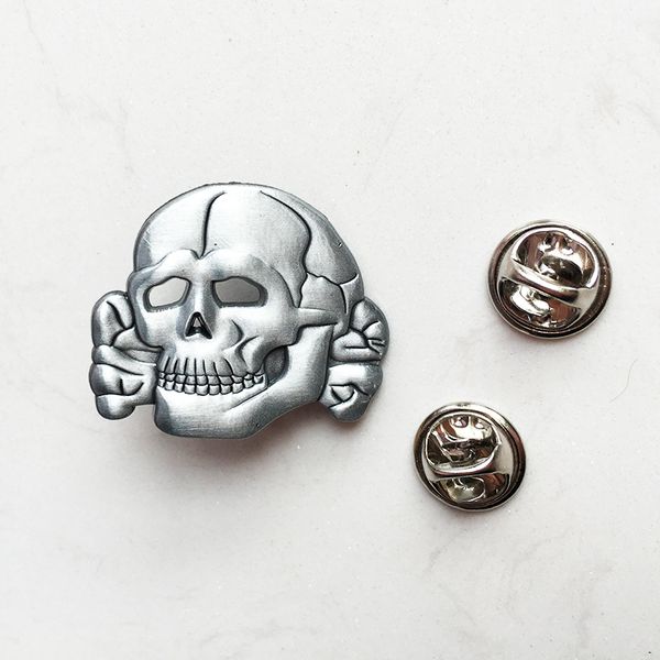 germany army lapel pin badge brooch 3d antique silver color world war ii skull bone crossed pins insignia cap pins, Gray
germany army lapel pin badge brooch 3d antique silver color world war ii skull bone crossed pins insignia cap pins, Gray