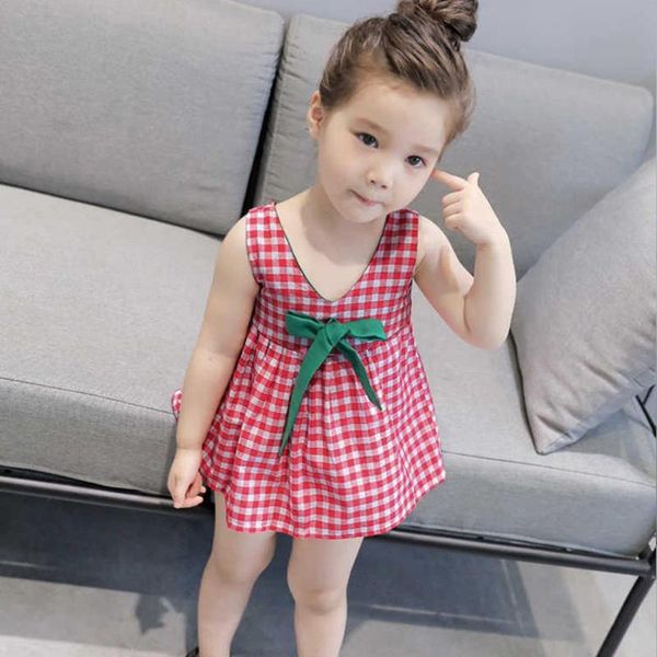 kids girls sleeveless baby dress plaid v-neck infant cotton blend bowknot plaid baby dress for beautiful infant girls soft, Red;yellow
kids girls sleeveless baby dress plaid v-neck infant cotton blend bowknot plaid baby dress for beautiful infant girls soft, Red;yellow