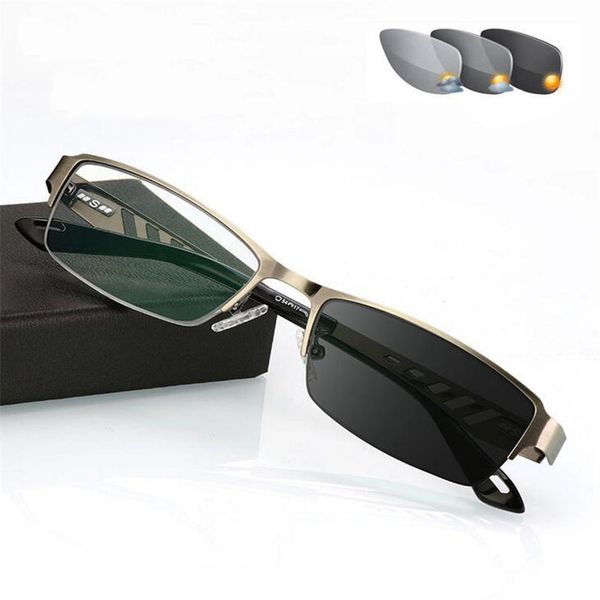 women men half frame sun pchromic farsighted eyeglasses metal square hyperopia glasses diopter 0 +25 +50 +75 to +600, White;black
women men half frame sun pchromic farsighted eyeglasses metal square hyperopia glasses diopter 0 +25 +50 +75 to +600, White;black