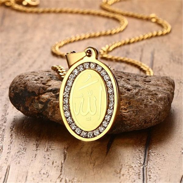 zorcvens 2020 new gold color cubic zirconia stainless steel muslim islam god pendant necklace for men woman, Silver
zorcvens 2020 new gold color cubic zirconia stainless steel muslim islam god pendant necklace for men woman, Silver