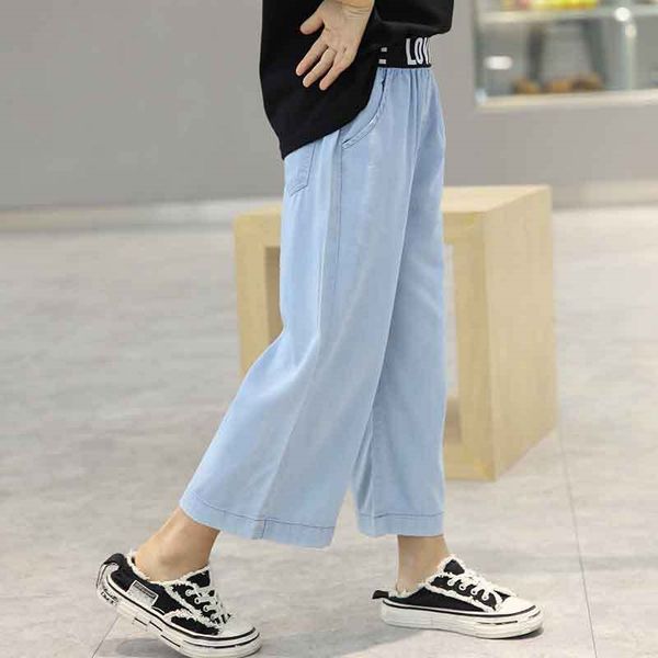 middle and large korean style children's clothing girls 2020 girls children's wide and jeans wide leg pants jeans leg pants tide, Blue
middle and large korean style children's clothing girls 2020 girls children's wide and jeans wide leg pants jeans leg pants tide, Blue