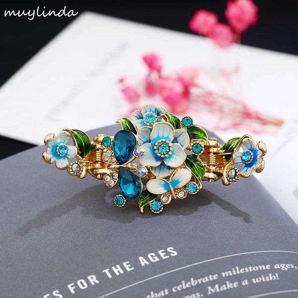 muylinda crystal hairpin clip enamel flower hair claw accessories vintage women rhinestone hair clips jewelry, Golden;silver
muylinda crystal hairpin clip enamel flower hair claw accessories vintage women rhinestone hair clips jewelry, Golden;silver