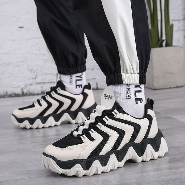 men jogging shoes big wave bottom daddy shoes spring men's sport men light breathable running for man
men jogging shoes big wave bottom daddy shoes spring men's sport men light breathable running for man