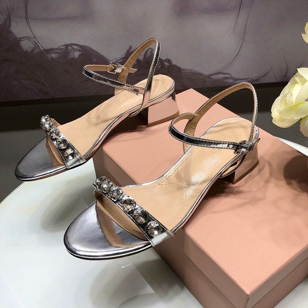 women new style rhinestones kitten heel sandals genuine leather lady high heel shoes fashionable party sandals, Black
women new style rhinestones kitten heel sandals genuine leather lady high heel shoes fashionable party sandals, Black