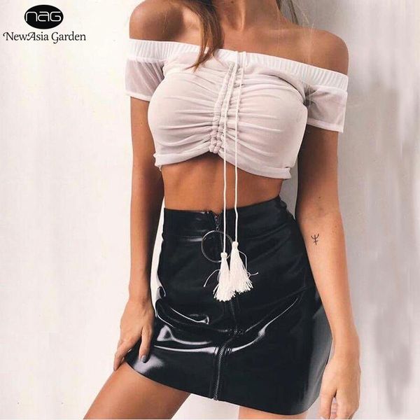 newasia garden crop mesh sheer summer women tank tees off should ruched cropped vest camis white black
newasia garden crop mesh sheer summer women tank tees off should ruched cropped vest camis white black