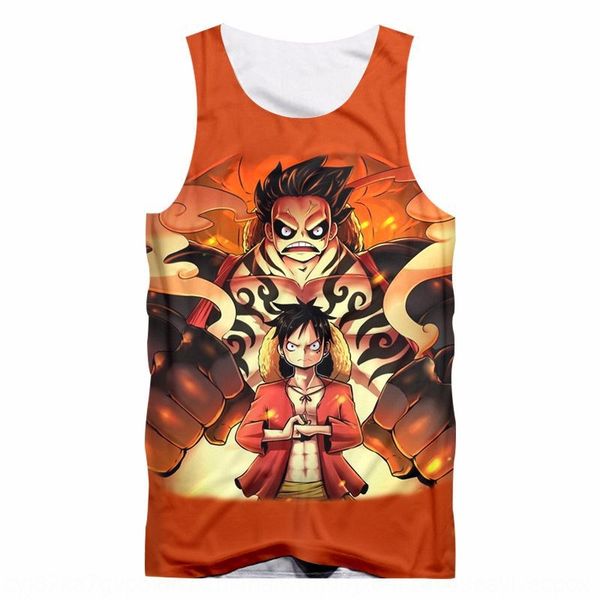 spring and summer new one piece vest igital lufei 3 digital printed sports casual vest top, White;black
spring and summer new one piece vest igital lufei 3 digital printed sports casual vest top, White;black
