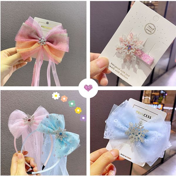 frozen princess aisha children's shawl clip gradient color band prop hair band bowknot hair card headwear performance props, Slivery;white
frozen princess aisha children's shawl clip gradient color band prop hair band bowknot hair card headwear performance props, Slivery;white