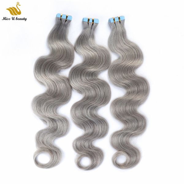 200gram skin weft hair extensions tape in humanhair extension remy cuticle aligned grey body wave, Black
200gram skin weft hair extensions tape in humanhair extension remy cuticle aligned grey body wave, Black