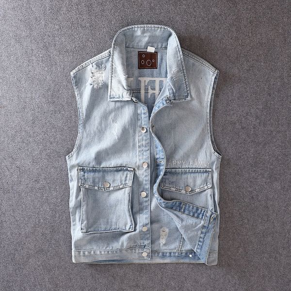 men's denim tooling waistcoat fashion couple loose street men's denim vest tooling waistcoat fashion couple loose vest street, Black;white
men's denim tooling waistcoat fashion couple loose street men's denim vest tooling waistcoat fashion couple loose vest street, Black;white