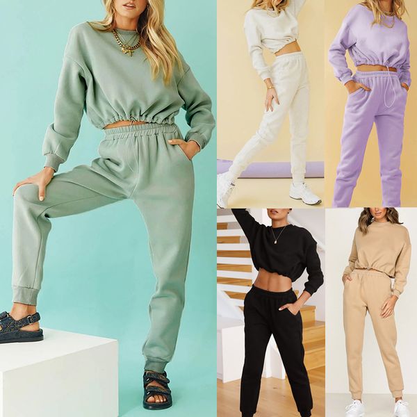 tracksuits women sports set batwing sweatershirts loose cropped elastic waist jogger pants full length pants running sets, Black;blue
tracksuits women sports set batwing sweatershirts loose cropped elastic waist jogger pants full length pants running sets, Black;blue