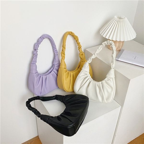 women's bag 2020 new fashion casual shoulder bag pu plain pillow soft pleated underarm
women's bag 2020 new fashion casual shoulder bag pu plain pillow soft pleated underarm