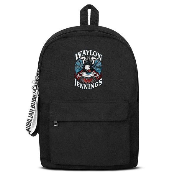 classic waylon jennings lonesome on'ry and mean canvas bookbag basic backpack durable and convenient school student sports daypack live
classic waylon jennings lonesome on'ry and mean canvas bookbag basic backpack durable and convenient school student sports daypack live