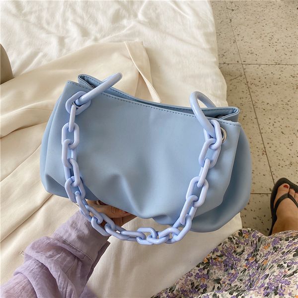 acrylic chain small pu leather shoulder bags for women 2020 simple solid travel armpit bag fashion handbag luxury designer lady
acrylic chain small pu leather shoulder bags for women 2020 simple solid travel armpit bag fashion handbag luxury designer lady