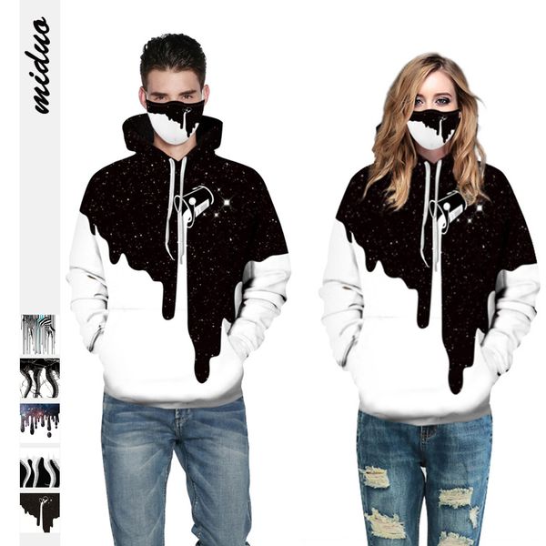 starry sky art 3d digital printing women's new fashion brand sweater sweater couple top, Black
starry sky art 3d digital printing women's new fashion brand sweater sweater couple top, Black