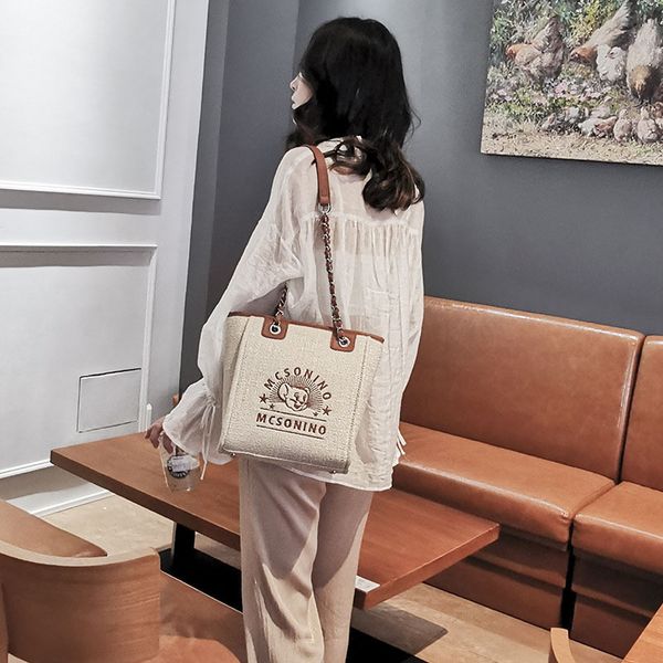 canvas shoulder bag for women's bags large capacity handbags wear-resistant multifunction shopping bag female bosla
canvas shoulder bag for women's bags large capacity handbags wear-resistant multifunction shopping bag female bosla