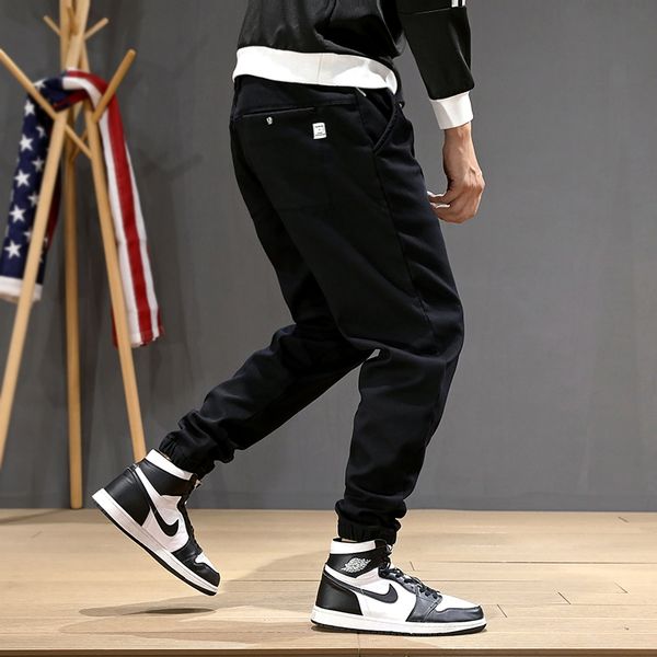 men's jeans japanese style fashion men loose fit black casual cargo pants harem trousers streetwear hip hop joggers hombre, Blue
men's jeans japanese style fashion men loose fit black casual cargo pants harem trousers streetwear hip hop joggers hombre, Blue