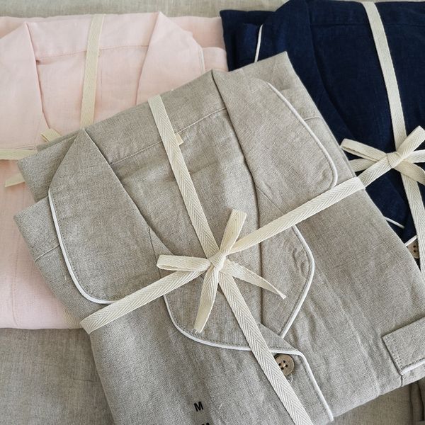 ixs2w summer 2020 washed pure linen long-sleeved long-sleeved pajamas suit lovers men's and women's home clothes trousers and trou, Blue;red
ixs2w summer 2020 washed pure linen long-sleeved long-sleeved pajamas suit lovers men's and women's home clothes trousers and trou, Blue;red