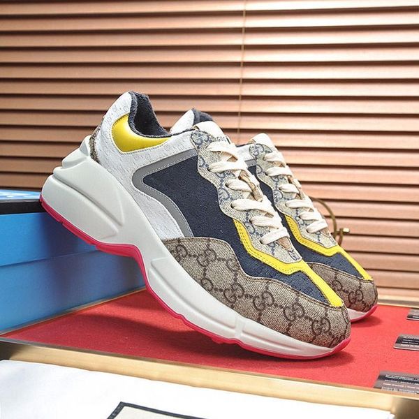 casual men shoes lace -up sneakers chaussures mens rhyton sneaker luxury style zapatos de hombre 2020 with box male footwears, Black
casual men shoes lace -up sneakers chaussures mens rhyton sneaker luxury style zapatos de hombre 2020 with box male footwears, Black