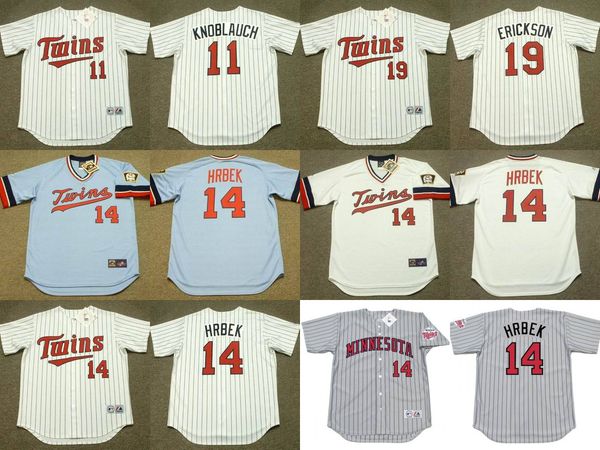 minnesota 14 kent hrbek 19 scott erickson 16 frank viola 36 jim kaat 34 kirby puckett 11 chuck knoblauch baseball jersey, Black
minnesota 14 kent hrbek 19 scott erickson 16 frank viola 36 jim kaat 34 kirby puckett 11 chuck knoblauch baseball jersey, Black