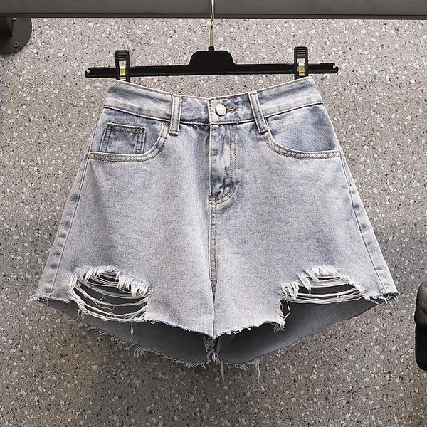 qbucd large size high waist wide leg hole denim women's shorts and shorts summer korean style fat sister slimming super fire online red, Blue
qbucd large size high waist wide leg hole denim women's shorts and shorts summer korean style fat sister slimming super fire online red, Blue