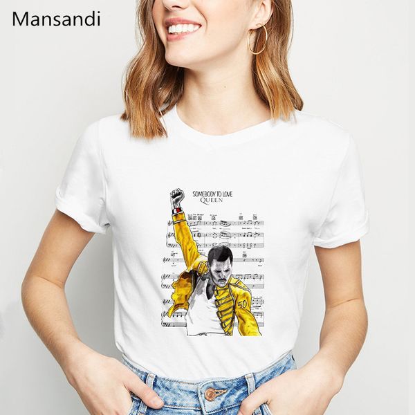 freddie mercury t shirt women clothes 2020 queen band tee shirts femme vogue tshirt harajuku shirt female t-shirt streetwear, White
freddie mercury t shirt women clothes 2020 queen band tee shirts femme vogue tshirt harajuku shirt female t-shirt streetwear, White
