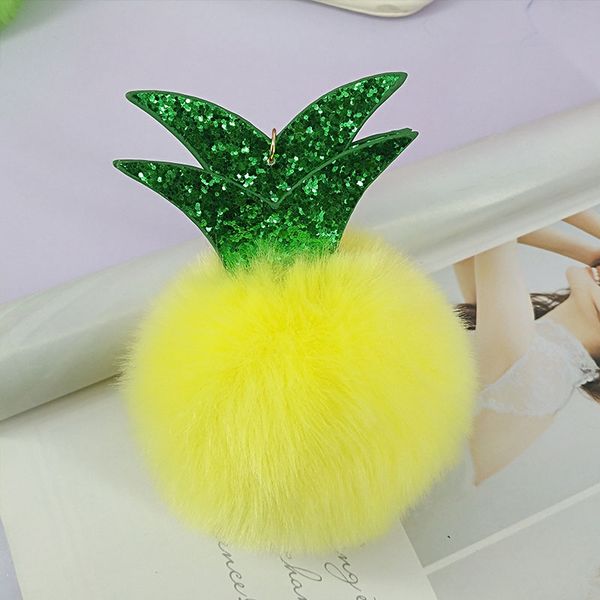 mini pineapple puffy ball key chains handmade pompom ball pendant jewelry charms key ring bags decor ornament keychain toys gift, Silver
mini pineapple puffy ball key chains handmade pompom ball pendant jewelry charms key ring bags decor ornament keychain toys gift, Silver