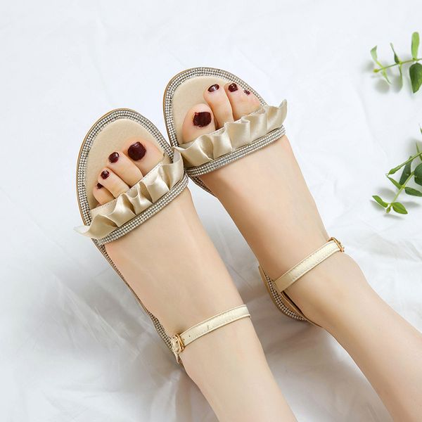 pqecfs big size 30-43 summer fashion women front & rear strap peep toe flats sandals 4 colors, Black
pqecfs big size 30-43 summer fashion women front & rear strap peep toe flats sandals 4 colors, Black