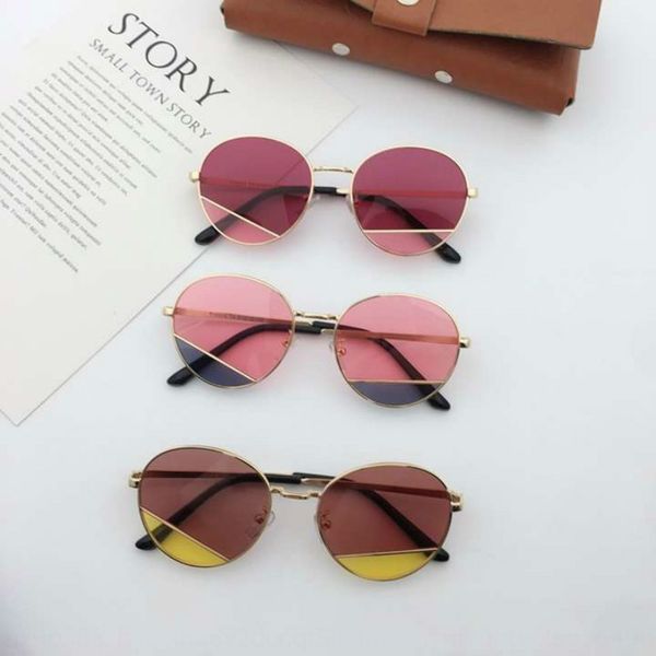 children's polarized sun round frame sun reflective glasses prince's glasses children's sunglasses, Blue
children's polarized sun round frame sun reflective glasses prince's glasses children's sunglasses, Blue