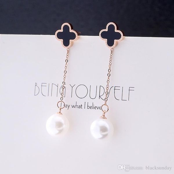 classic four-leaf clover earrings with pearls tide brand women stud earrings delicate jewelry gift for ladies, Golden
classic four-leaf clover earrings with pearls tide brand women stud earrings delicate jewelry gift for ladies, Golden