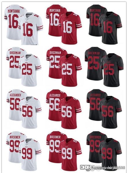 мужчины женщины сан-франциско 49ers молодежь 16 джо монтана 99 дефорест бакнер 56 kwon александр 25 ричард шерман трикотажные изделия футбол, Black;red
мужчины женщины сан-франциско 49ers молодежь 16 джо монтана 99 дефорест бакнер 56 kwon александр 25 ричард шерман трикотажные изделия футбол, Black;red