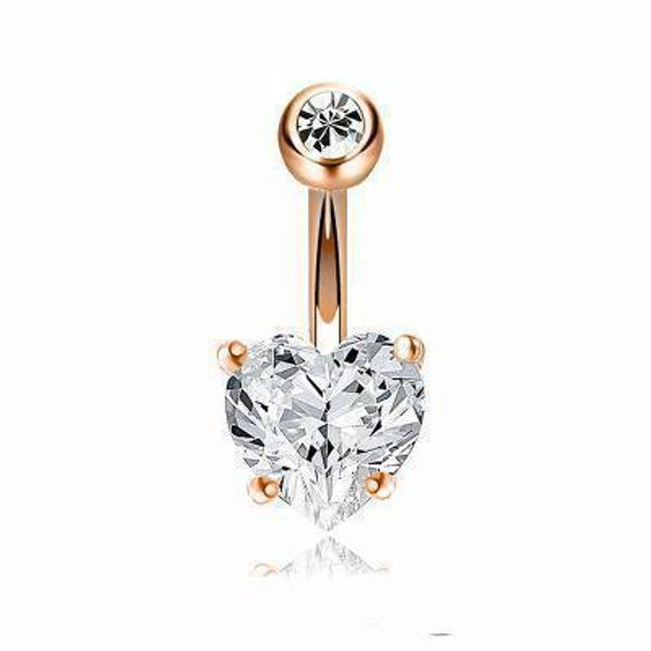 luxury diamond love navels high grade bling bling gemstone bell button rings heart design navels for women new arrival, Silver
luxury diamond love navels high grade bling bling gemstone bell button rings heart design navels for women new arrival, Silver