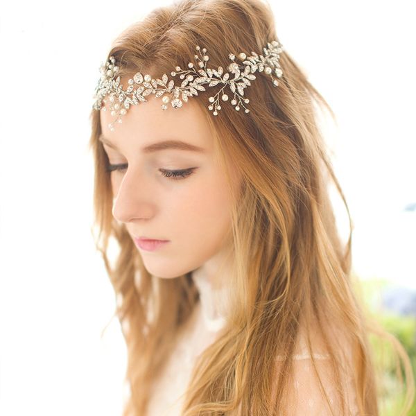 pearl rhinestone headband wedding hair accessories bridal headband tiaras wedding pearl hair jewelry flower head band, Golden;silver
pearl rhinestone headband wedding hair accessories bridal headband tiaras wedding pearl hair jewelry flower head band, Golden;silver