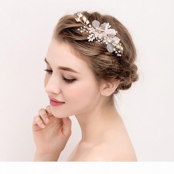beijia fashion handmade pearl flower hair jewelry bridal clip gold leaf wedding hair vine accessiories women headwear, Slivery;golden
beijia fashion handmade pearl flower hair jewelry bridal clip gold leaf wedding hair vine accessiories women headwear, Slivery;golden