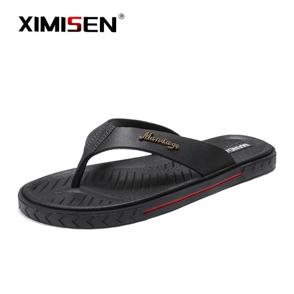 ximisen brand pu leather summer men slippers beach sandals comfort men casual shoes fashion flip flops sell footwear, Black
ximisen brand pu leather summer men slippers beach sandals comfort men casual shoes fashion flip flops sell footwear, Black