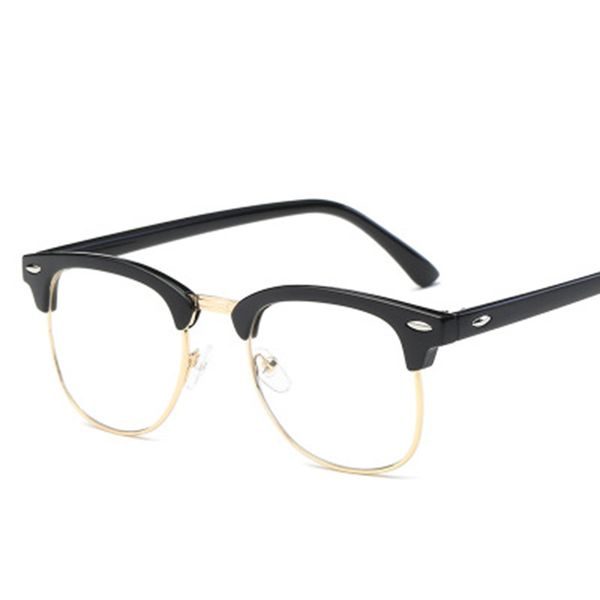 flat mirror glasses frame half-frame retro anti blue light anti uv glasses frame for women men jl, White;black
flat mirror glasses frame half-frame retro anti blue light anti uv glasses frame for women men jl, White;black
