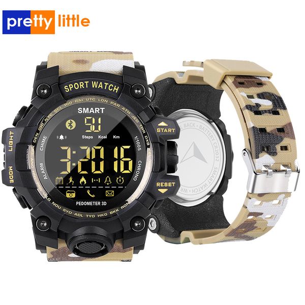 EX16S Smart Watch Camouflage Camo Sport Watch Men Running Step Passometer Sleep Monitor Call Reminder Stopwatch Waterproof Watch
EX16S Smart Watch Camouflage Camo Sport Watch Men Running Step Passometer Sleep Monitor Call Reminder Stopwatch Waterproof Watch