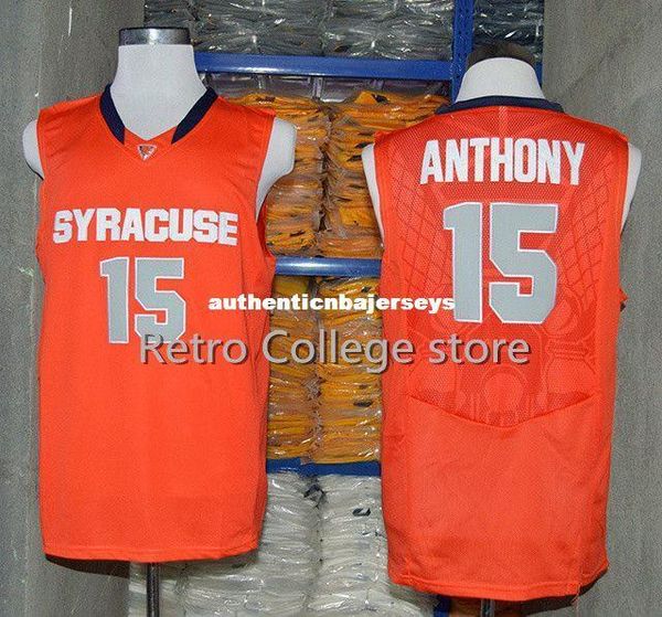#15 carmelo anthony syracuse orange college jersey retro basketball jersey new material suture jersey vest jerseys, Gray
#15 carmelo anthony syracuse orange college jersey retro basketball jersey new material suture jersey vest jerseys, Gray