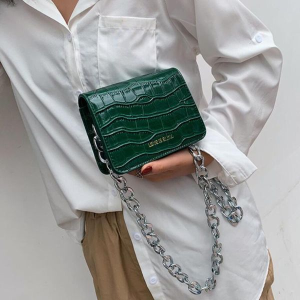 vintage fashion crocodile pattern mini square bag 2020 new quality leather women's designer handbag chain shoulder messenger bag
vintage fashion crocodile pattern mini square bag 2020 new quality leather women's designer handbag chain shoulder messenger bag