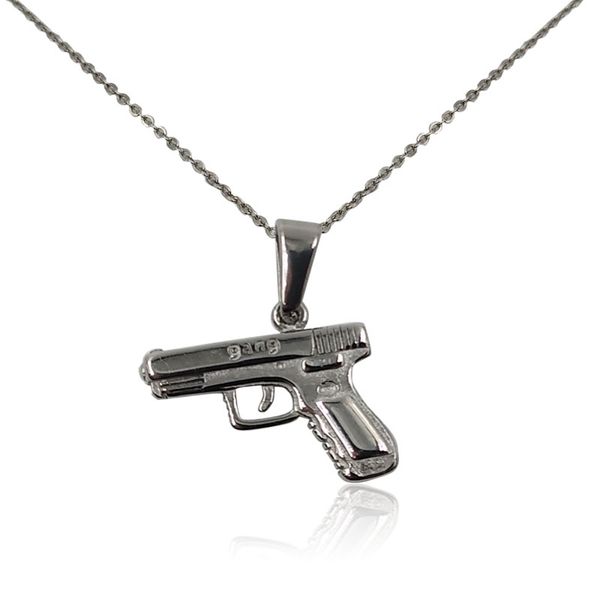 simple design soldier chains personality men jewelry stainless steel necklace hiphop charm men accessories gun pendant for jewelry making, Silver
simple design soldier chains personality men jewelry stainless steel necklace hiphop charm men accessories gun pendant for jewelry making, Silver
