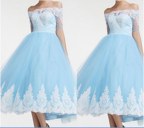 sky blue short homecoming dresses half sleeves off the shoulder lace vintage 8th grade graduation summer homecoming cocktail dresses, Red
sky blue short homecoming dresses half sleeves off the shoulder lace vintage 8th grade graduation summer homecoming cocktail dresses, Red