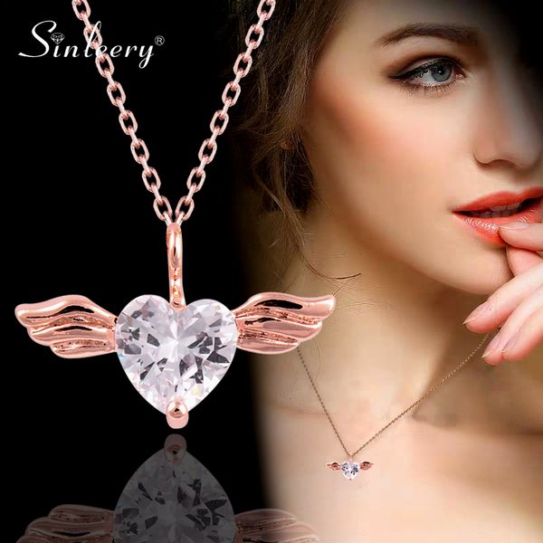 sinleery lovely angel wing heart pendant necklace rose gold silver color chai zirconia choker necklace women jewelry xl071 ssh
sinleery lovely angel wing heart pendant necklace rose gold silver color chai zirconia choker necklace women jewelry xl071 ssh