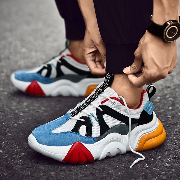 fashion men's casual shoes men's mixed color dunky dad shoes high elastic shock absorption wear men's platform shoes sneakers
fashion men's casual shoes men's mixed color dunky dad shoes high elastic shock absorption wear men's platform shoes sneakers