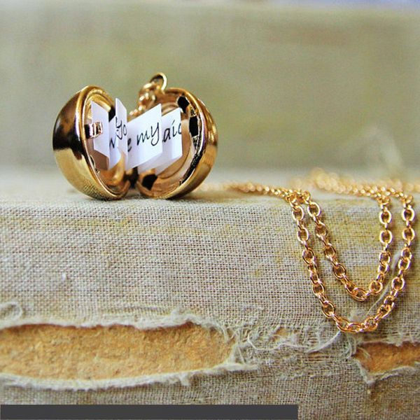 lady secret message ball locket silver gold pendant necklace jewelry charm vintage make a love confession necklace birthday gift
lady secret message ball locket silver gold pendant necklace jewelry charm vintage make a love confession necklace birthday gift
