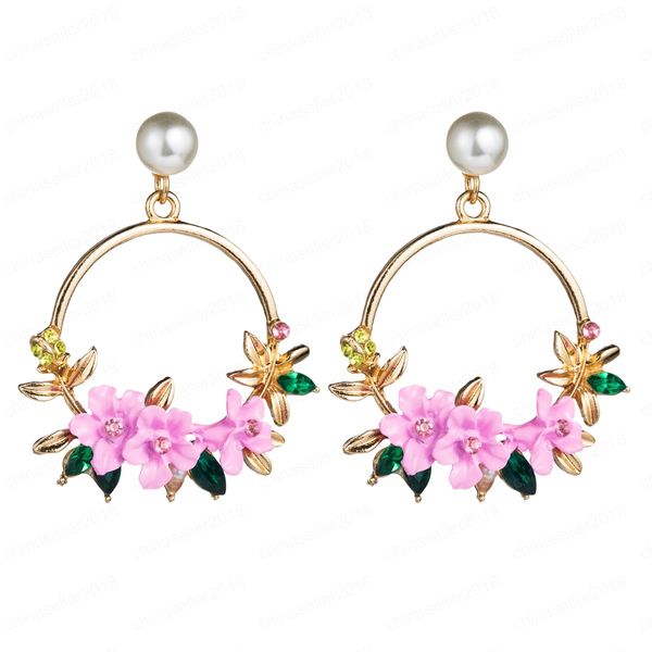 korean trendy cute flower statement earrings for woman girls jewelry female rhinestone round circle pearl dangle earrings, Silver
korean trendy cute flower statement earrings for woman girls jewelry female rhinestone round circle pearl dangle earrings, Silver