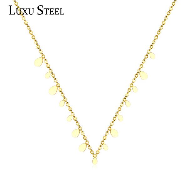 luxusteel small water drop round shape necklace accessories choker necklaces party 45cm stainless chains necklaces, Silver
luxusteel small water drop round shape necklace accessories choker necklaces party 45cm stainless chains necklaces, Silver